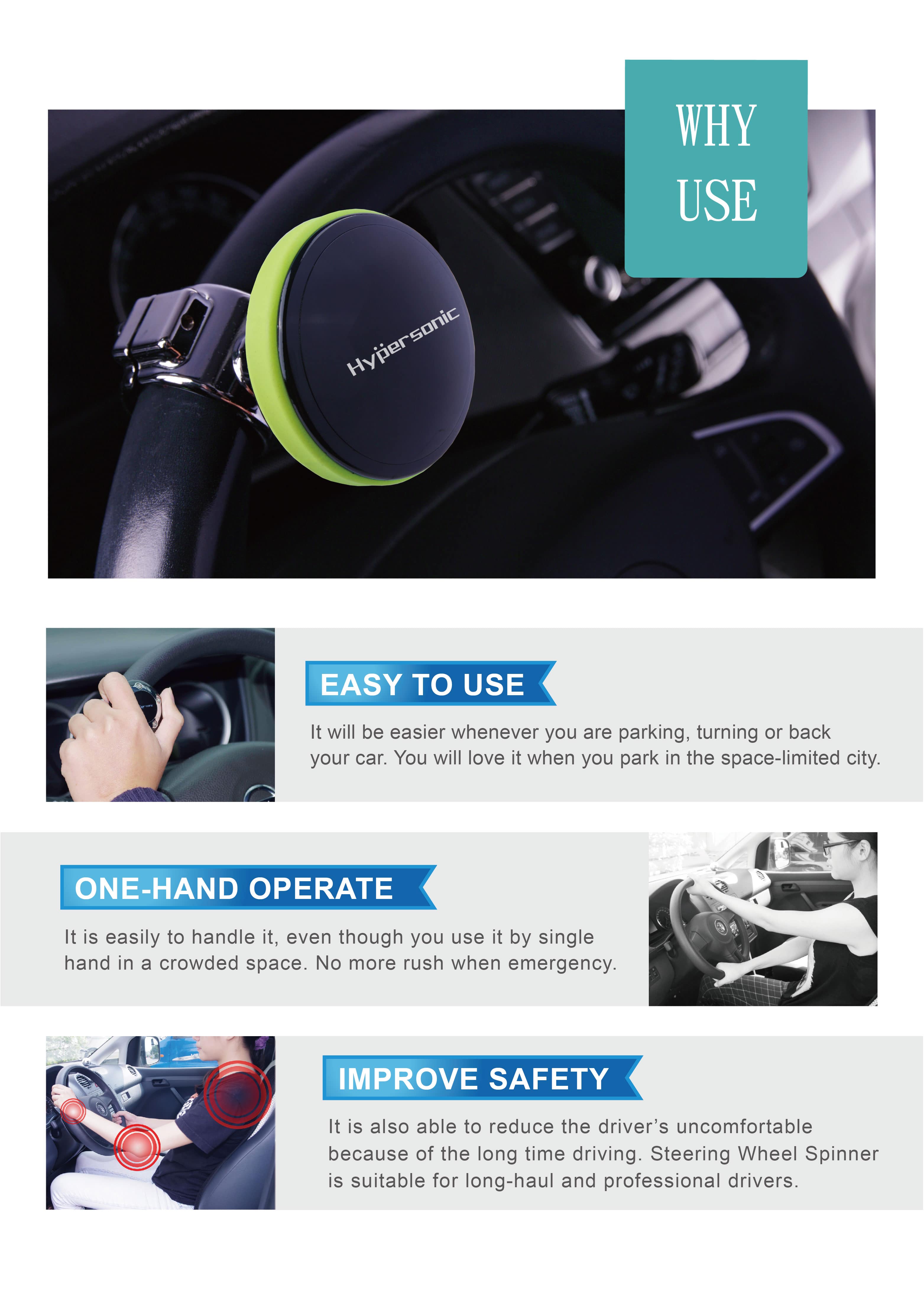 Macaron Steering Wheel Spinner HP2427