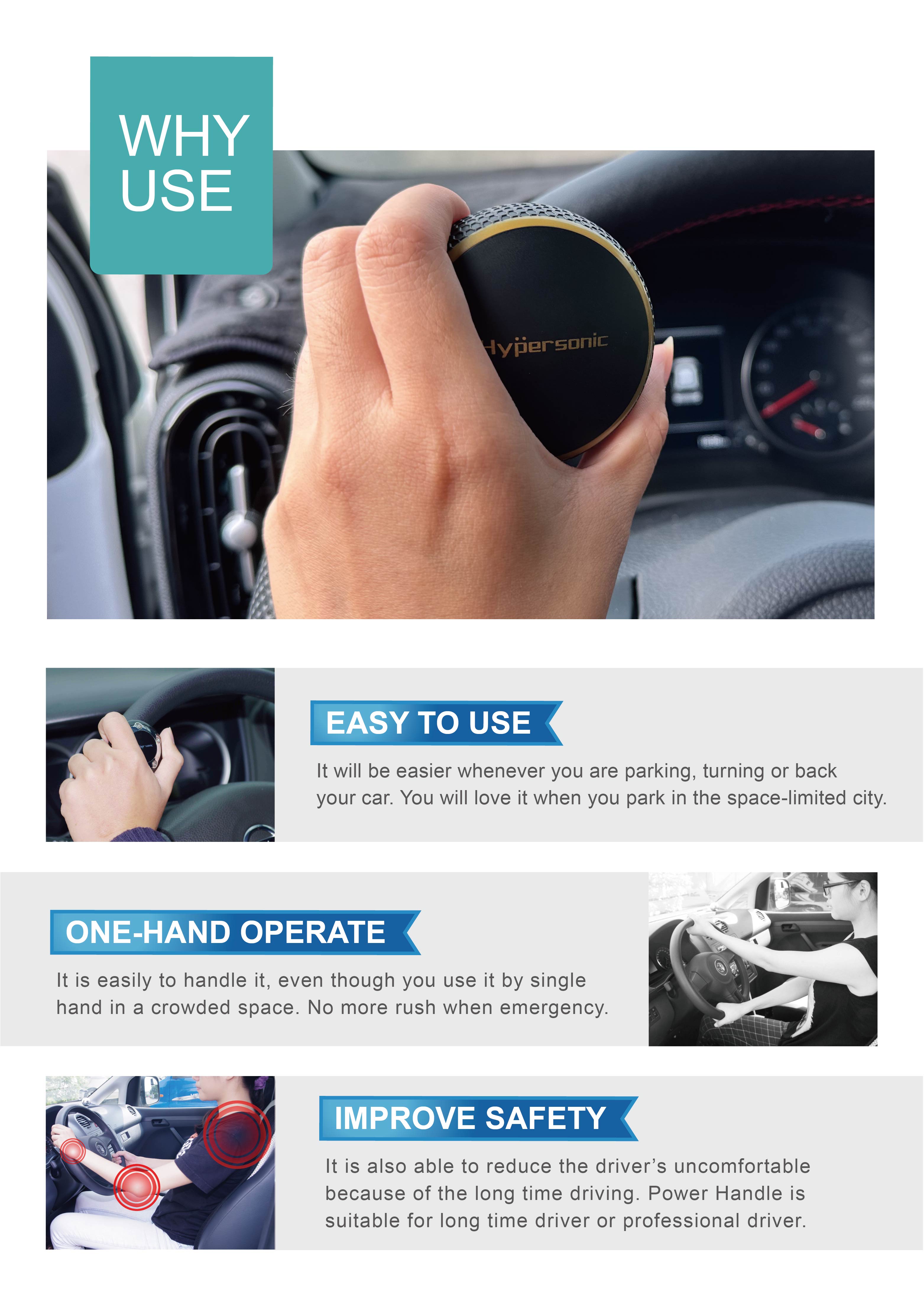 Steering Wheel Spinner Knob (SMALL SIZE) HP2435-11