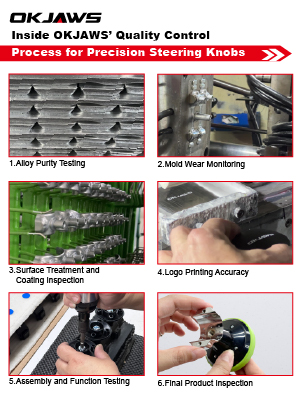 Quality Control Process for Precision Steering Knobs